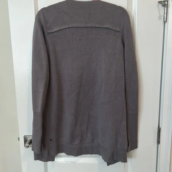 LULULEMON Knit Open Cardi Dusty Purple Duster - Picture 5 of 8